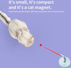 EYS Interactive Roly-Poly Random Laser Cat Toy, Lime Green slide 2 of 5