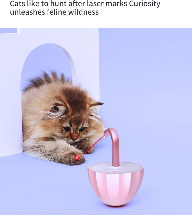 EYS Interactive Roly-Poly Random Laser Cat Toy