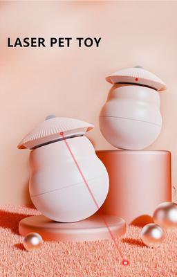 Show full view: EYS Interactive Tumbler Laser Rotation Motion Cat Toy, Beige slide 1 of 11