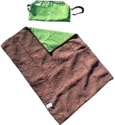 EYS Outdoor Foldable Easy Carry Waterproof Dog Mat, Medium, Green