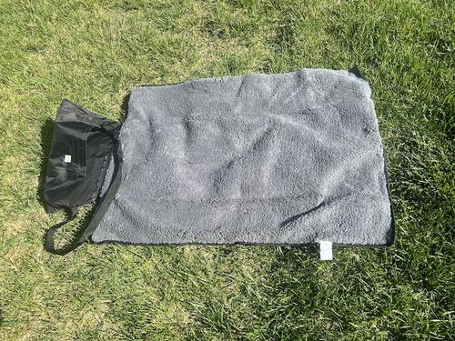 Show full view: EYS Outdoor Foldable Easy Carry Waterproof Dog Mat, Medium, Grey slide 3 of 4