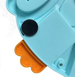 EYS Seek Yum Cute Owl IQ Treat Puzzle Feeder Dog Bowl, Blue, 4-oz slide 2 of 5