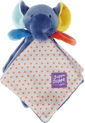 EYS Suppa Puppa Elephant Squeaker & Crinkle Paper Dog Plush Toy, Blue slide 2 of 4