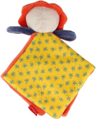 Show full view: EYS Suppa Puppa Lion Squeaker & Crinkle Paper Dog Plush Toy, Orange slide 3 of 4