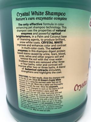 Show full view: EZ Groom Crystal White Dog & Cat Shampoo, 1-gal bottle slide 2 of 3