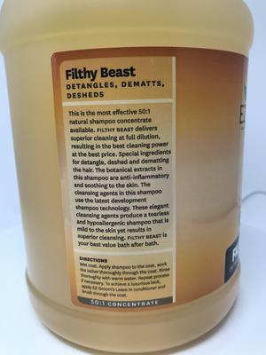 Show full view: EZ Groom Filthy Beast Dog & Cat Shampoo, 1-gal bottle slide 3 of 3