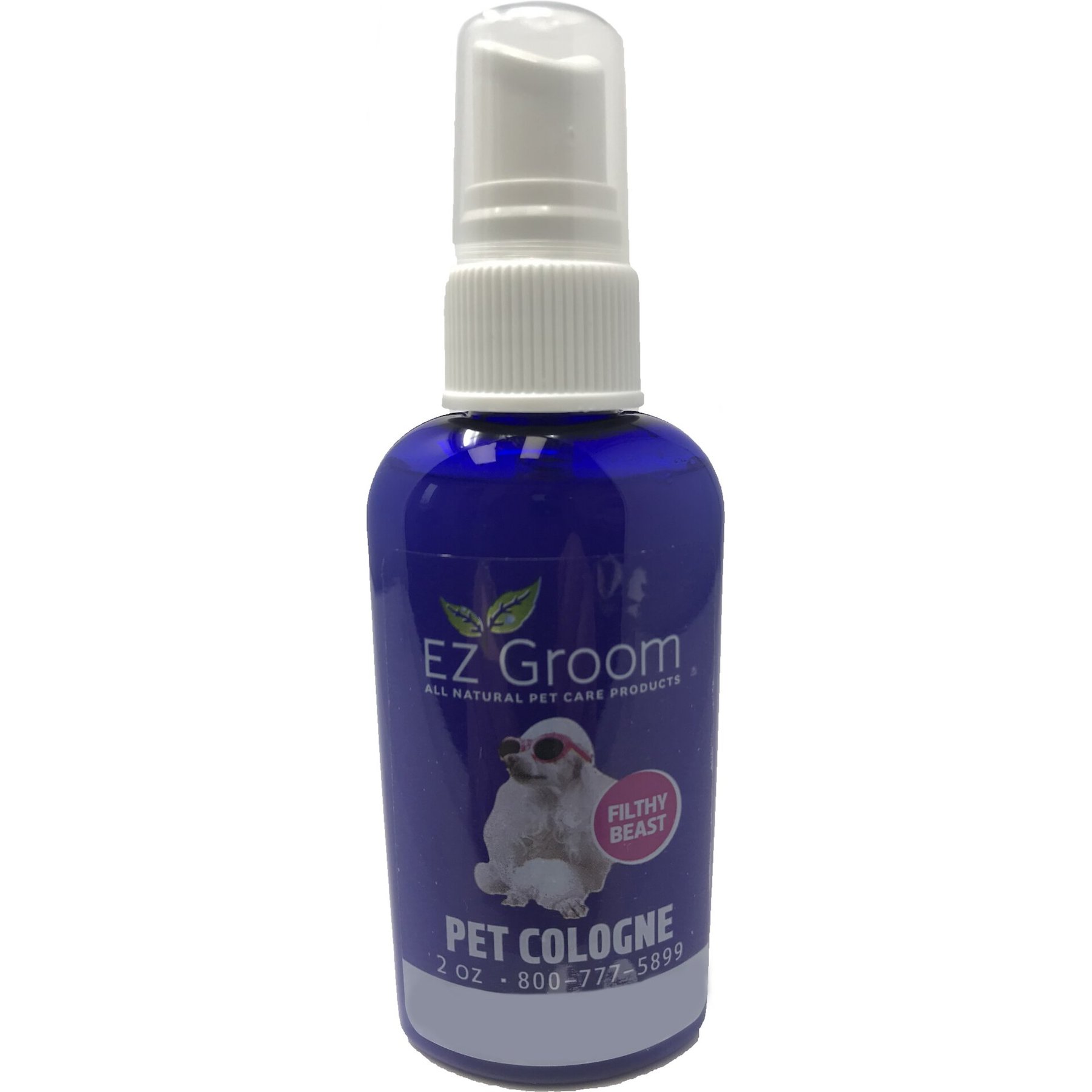EZ Groom Filthy Beast Scent Dog & Cat Cologne, 2-fl oz bottle