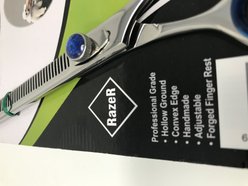 EZ Groom RAZER Professional Grooming 42T Thinner Dog & Cat Shears, 6.5-in slide 2 of 6