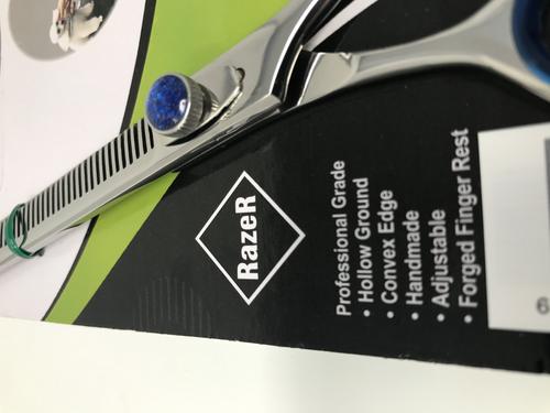Show full view: EZ Groom RAZER Professional Grooming 42T Thinner Dog & Cat Shears, 6.5-in slide 3 of 7