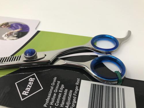 Show full view: EZ Groom RAZER Professional Grooming 42T Thinner Dog & Cat Shears, 6.5-in slide 4 of 7