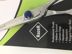 EZ Groom RAZER Professional Grooming Curved Dog & Cat Shears, 7.5-in slide 2 of 9