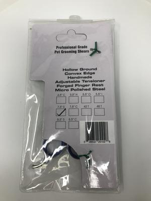 Show full view: EZ Groom RAZER Professional Grooming Curved Dog & Cat Shears, 7.5-in slide 7 of 9