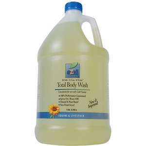 eZall Total Body Horse Wash Equine & Livestock Horse Wash, 1-gal bottle
