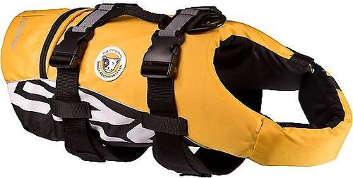Show full view: EzyDog Doggy Flotation Device Life Jacket, Yellow, X-Large  slide 2 of 9