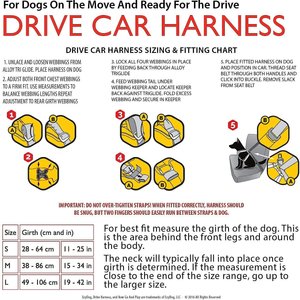 EzyDog Drive Dog Car Harness, Medium