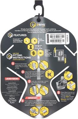 Show full view: EzyDog Drive Dog Car Harness, Small slide 7 of 11