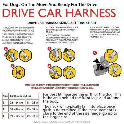 Show full view: EzyDog Drive Dog Car Harness, Small slide 8 of 11