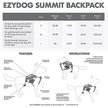 Show in main carousel: EzyDog High Performance Summit Dog Backpack, Large slide 5 of 7