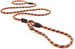 EzyDog Luca All-In-One Dog Slip Collar & Leash, Orange, Lite
