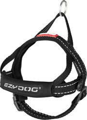 EzyDog Quick Fit Dog Harness, Black, X-Small