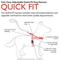 Show in main carousel: EzyDog Quick Fit Dog Harness, Red, Medium slide 10 of 14