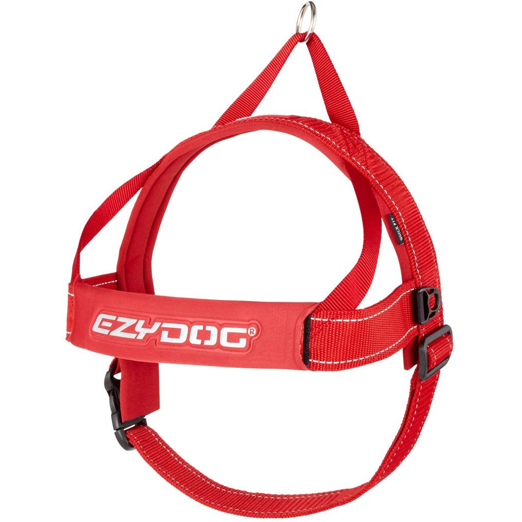 EzyDog Quick Fit Dog Harness, Red, X-Large