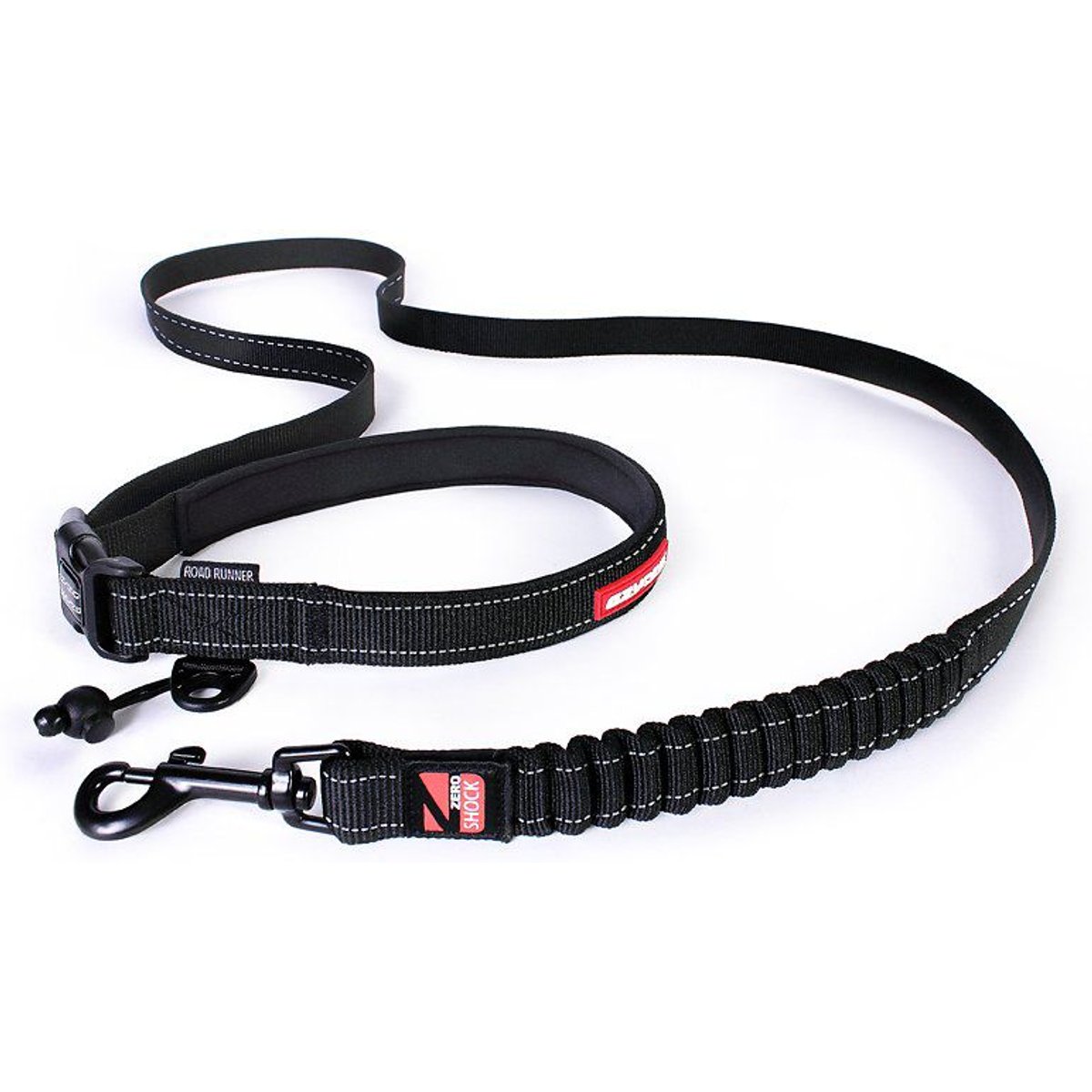 EzyDog Road Runner Dog Leash, Black
