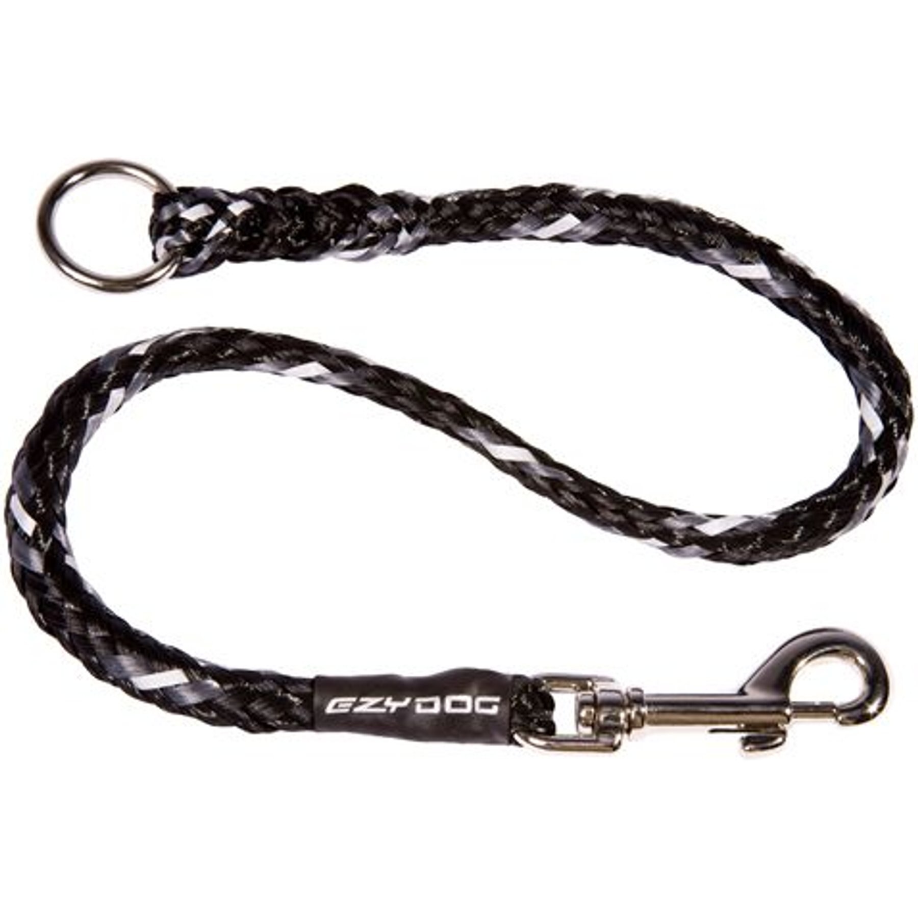 EzyDog Standard Dog Leash Extension, Black, 24-in