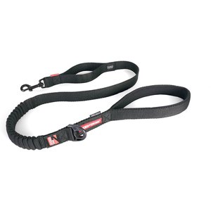 EzyDog Zero Shock Absorbing Dog Leash, Black, 48-in
