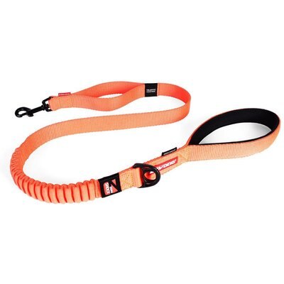 EzyDog EzyDog Zero Shock Absorbing Dog Leash, Orange, 48-in