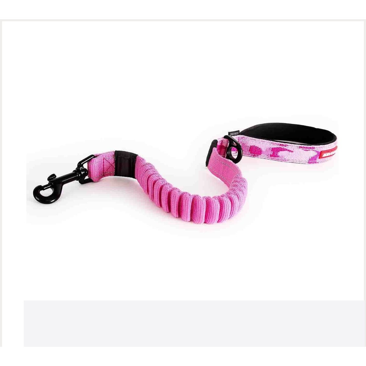 EzyDog Zero Shock Absorbing Dog Leash, Pink Camo, 25-in