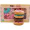 Show in main carousel: fabdog Box of Doughnuts Squeaky Stuffing-Free Plush Dog Toy slide 1 of 3