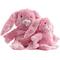 Show in main carousel: fabdog Bunny Fluffy Tough Squeaky Plush Dog Toy, Pink, Small slide 3 of 4