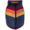 Show in main carousel: fabdog Chevron Dog Coat, Navy, 20-in slide 2 of 4