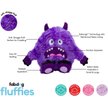 Show in main carousel: fabdog Chicken Fluffy Tough Squeaky Plush Dog Toy, Yellow, Large slide 4 of 5