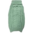 Show in main carousel: fabdog Chunky Turtleneck Solid Dog Sweater, Mint, 18-in slide 2 of 5