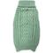 Show in main carousel: fabdog Chunky Turtleneck Solid Dog Sweater, Mint, 24-in slide 2 of 5