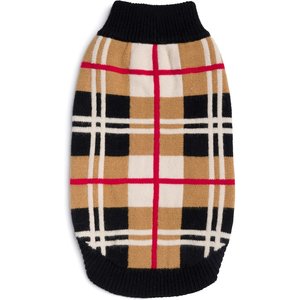 fabdog Classic Plaid Dog Sweater, 10-in