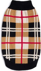 fabdog Classic Plaid Dog Sweater, 12-in