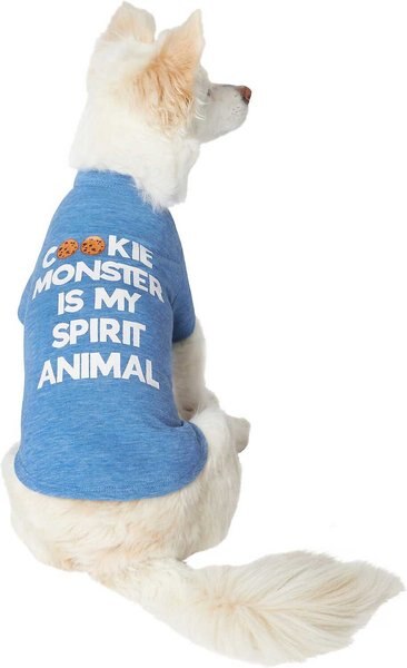 fabdog Cookie Monster Is My Spirit Animal Dog T-Shirt