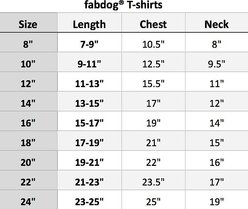 fabdog "Dog Hair, Don't Care" Dog T-Shirt, 16-in slide 2 of 7