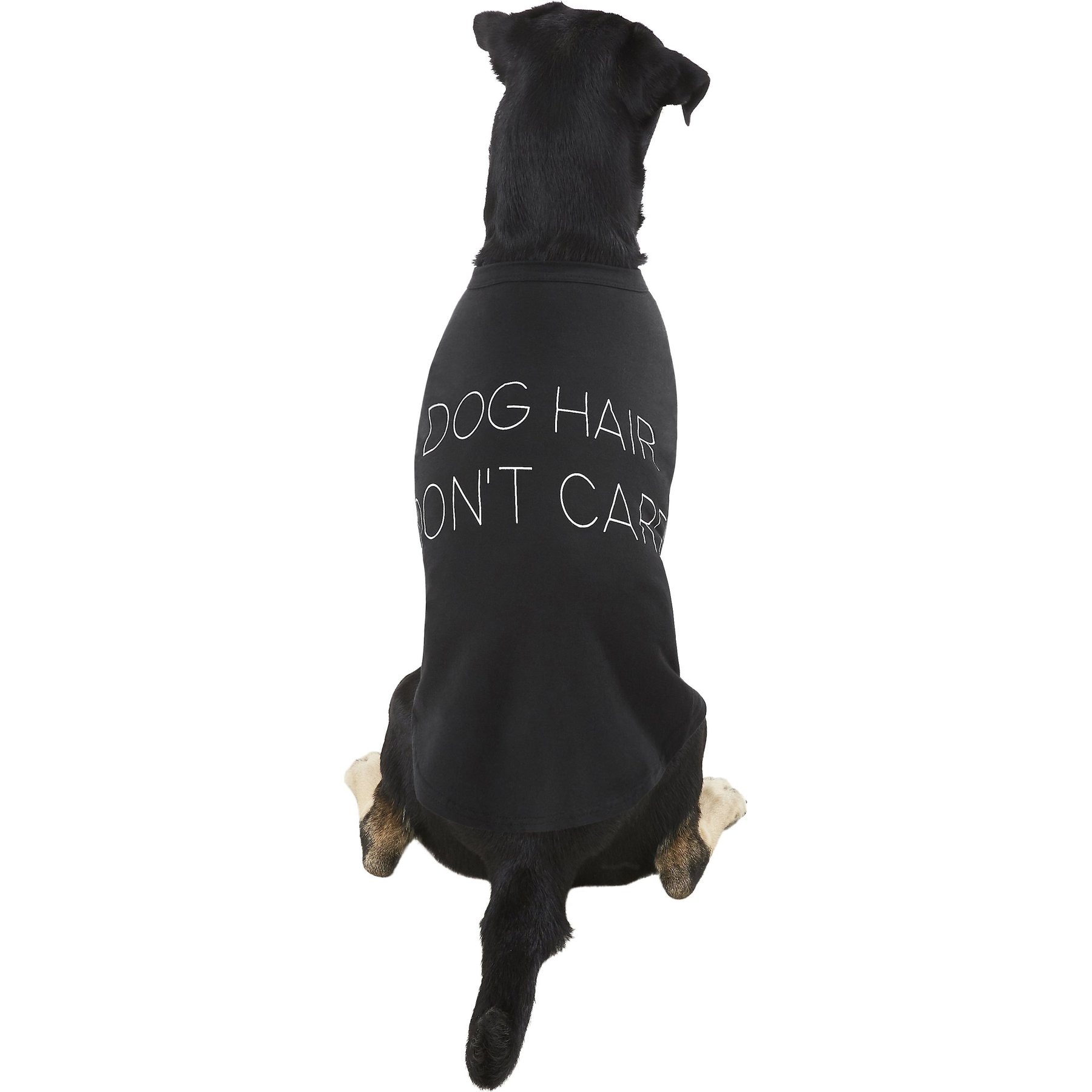 fabdog "Dog Hair, Don't Care" Dog T-Shirt, 18-in