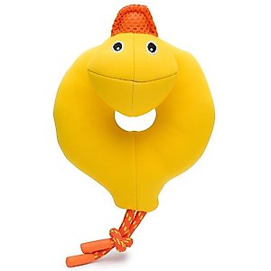 fabdog Duck Floatie Water Outdoor Plush Dog Toy