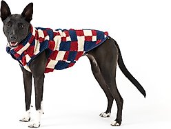 fabdog Fab Ski Sherpa Dog Vest, Navy, 16-in