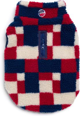 Show full view: fabdog Fab Ski Sherpa Dog Vest, Navy, 24-in slide 2 of 4
