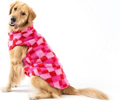 fabdog Fab Ski Sherpa Dog Vest, Pink, 8-in