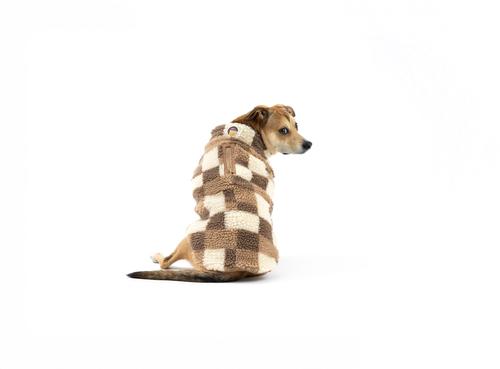 Show full view: fabdog Fab Ski Sherpa Dog Vest, Tan, 14-in slide 4 of 4