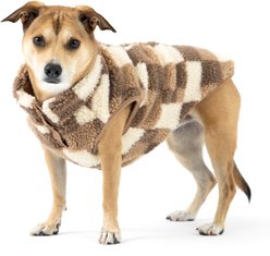 fabdog Fab Ski Sherpa Dog Vest, Tan, 22-in