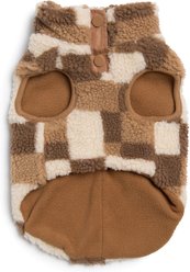 fabdog Fab Ski Sherpa Dog Vest, Tan, 22-in slide 2 of 4