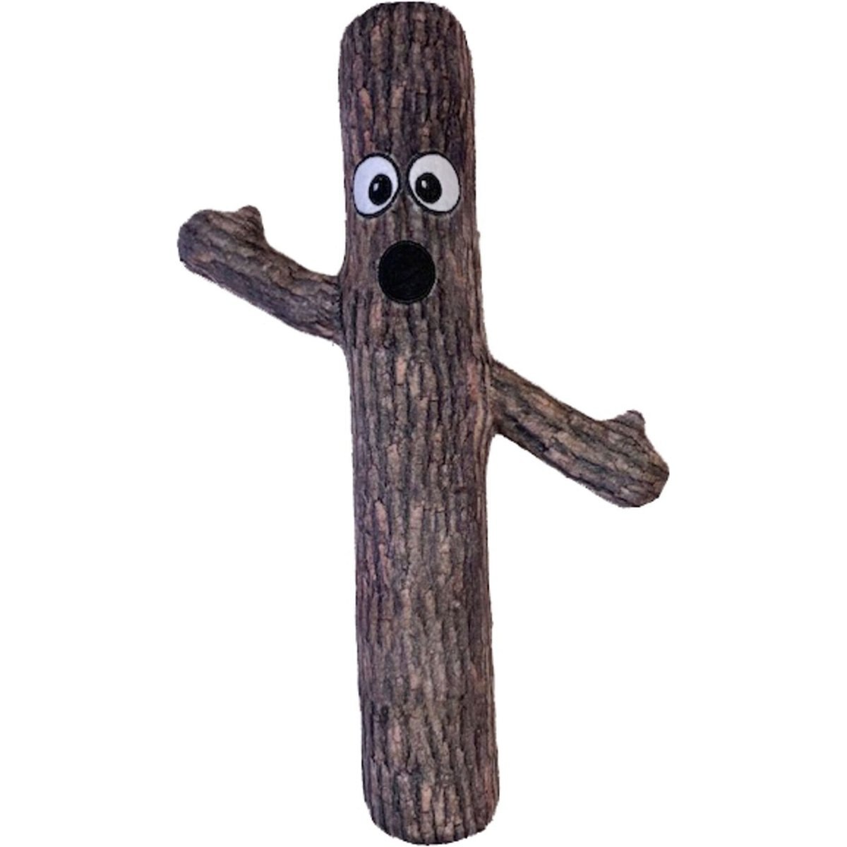 fabdog Fabtough Tree Squeaky Plush Dog Toy, Small